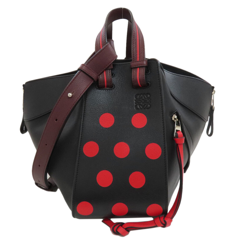 Loewe Hammock Polka Dot 2-Way Handbag, Calfskin, Women's